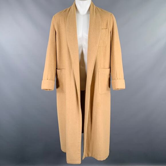 POLO by RALPH LAUREN Size S Camel Hair Shawl Collar Robe - Picture 1 of 8